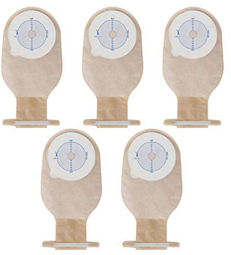 Milisten 5 Stück Einweg Stomabeutel Für Und Ileostomie Mit Ablaufbeutel 27.5X14.5Cm Medizinische Versorgung