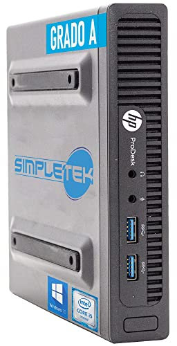 PC ordenador de sobremesa fijo Mini NUC HP ProDesk 400 G2 USDT i5 6500T hasta 3.10 GHz SSD M.2 Windows 10 puerto serie RS232 (reacondicionado) (8 GB RAM SSD 960 GB)