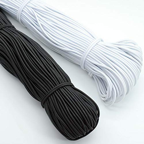 Elastic Cord (White, 1mm)