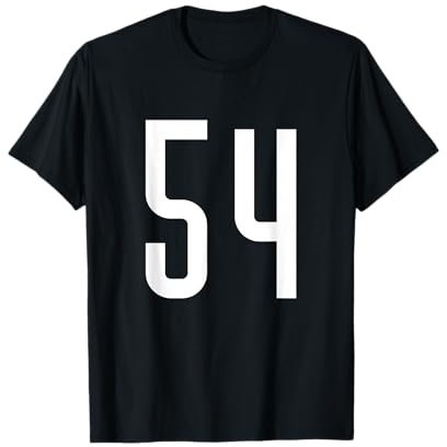 Lieblings-Trikot für Sportfans mit der Nummer #54 T-Shirt