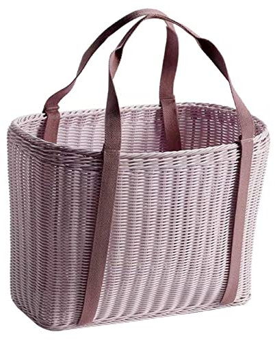 Picknickkorb für 2 Personen, Picknicktasche aus Kunststoff mit stabilem Griff, leichter Picknickkorb mit großem Fassungsvermögen für Outdoor-Camping, zum Geburtstag (Größe: 41 x 31 x 20 cm-B) (41 x 31