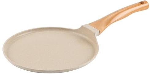 Florina Sartén de Crepes - Aluminio OSLO (24 cm) I Recubrimiento Antiadherente Cerámico I Resistente al Calor | Sartén para Crepes Adecuada para Cocinas de Inducción, Gas y Eléctricas