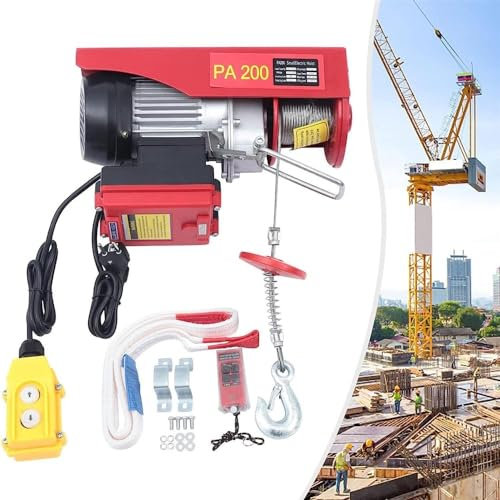 Elektrisches Hebezeug, elektrische Seilwinde, ferngesteuerte elektrische Winde, Brückenkran, elektrischer Seilzug, Seilwinde mit Flaschenzug, für Fabriken, Lagerhallen und zum Heben von Gütern