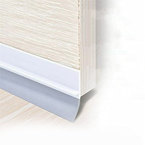 Boudin de porte, isolation thermique et acoustique, adhésif résistant et anti-poussière pour portes et fenêtres coulissantes, matériau flexible et robuste 280 g (Grau)