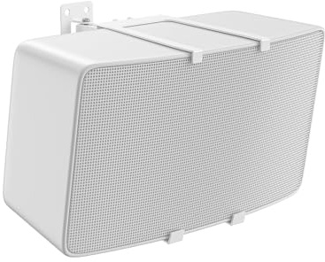 Dinghosen Support mural pour haut-parleur Sonos Five & Play 5 Gen 2 - Support mural inclinable et pivotant pour Sonos Play :5 et Sonos Five - Blanc