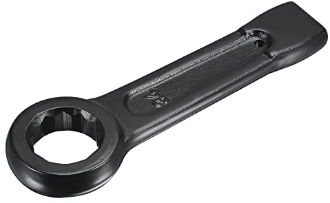 QUARKZMAN Chiave ad anello con estremità a scatola da 34 mm, chiave a testa singola in acciaio ad alta resistenza, utensile manuale