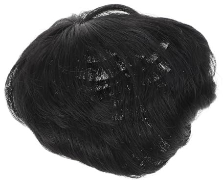 CALLARON Bloque De Reemplazo De Cabello Para Hombre Peluquín Natural y Ligero Para Calvos Extensión De Cabello Humano Peluca Corta Para Uso Diario