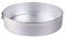 Pentole Agnelli Family Cooking Alluminio Tortiera Cilindrica con Anello, Argento, 24 cm