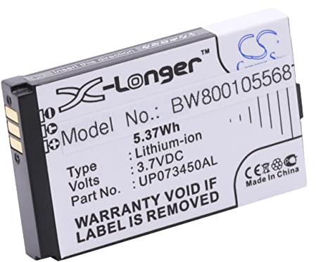 vhbw batteria compatibile con CAT/Caterpillar B25 smartphone cellulare da outdoor (1450mAh, 3,7V, Li-Ion)