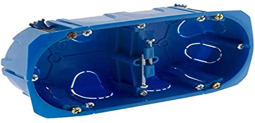 Blm - Dreifach-Hohlwanddose No Air Multimat Ø67×40mm - Blau