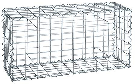 Gabions de différentes taille - Gabions à pierres - Gabions ronds - Mur en gabions - Panier métallique - Colonne - 5 x 10  Gabione 100x50x30cm