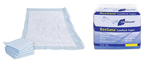 Meditrade 2066 Beesana Comflock Super Krankenunterlage, 60 cm Länge x 90 cm Breite (120-er pack)