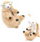 Kawaii Geschorenes Schaf Kuscheltier Plüschtier - Süße Geschenk Ziege Plush Stofftier Plüsch Spielzeug - Lustige Ostern Weihnachten Valentinstag Geburtstag Geschenke für Kinder Frauen Mädchen Jungen