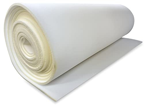 AK Trading CO. 1/4” Thick Open Cell Upholstery Foam Padding – 56” Wide – by The Yard – Soft, High-Quality Upholstery, Crafts & DIY Projects Foam