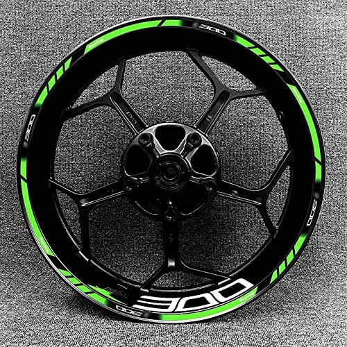 Felgenband Motorrad-Radnabe, Modifizierter Aufkleber, Dekorative Felge, Wasserdicht, Hochreflektierende Aufkleber Für Kawasaki Z300(Color:1)
