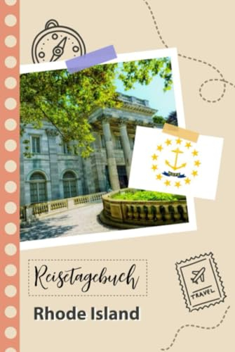 Reisetagebuch zum Ausfüllen - Rhode Island: Ein lustiger Reisetagebuch zum selberschreiben für Ihre Reise nach Rhode Island für Paare, Männer und Frauen mit Anregungen und Checklisten.