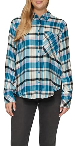 s.Oliver dam 2156324 Blus långärmad, rutig