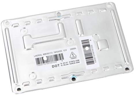 ZHjLut Xenon Vorschaltgerät Kompatibel mit Citroen für C5 MK1 RC 2004 2005 2006 2007 2008 3D0907391B 89035113 63126938561 6224F9 HID D1S D2S D2R Xenon-Scheinwerfer-Vorschaltgerät