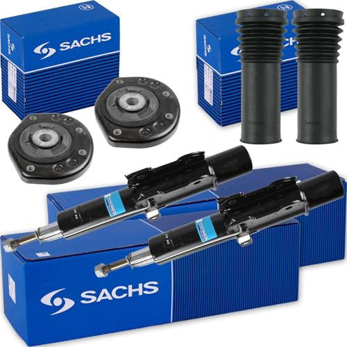 2x SACHS Gas Stoßdämpfer vorne + Domlager für Sprinter 906 + CARFTER