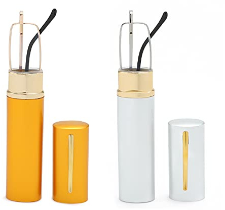 OWTXIS Slim Pen Reading Glasses, Gold+Silver +2.50