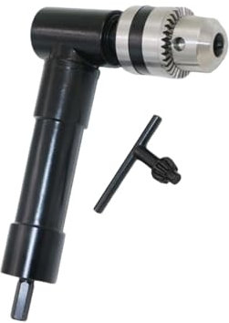 DOITOOL 90grad Winkelbohraufsatz-adapter Für Elektrische Bohrmaschinen Robust Und Praktisch Mit Griff Für Stabilen Stand Passend Für Kleine Bohrer