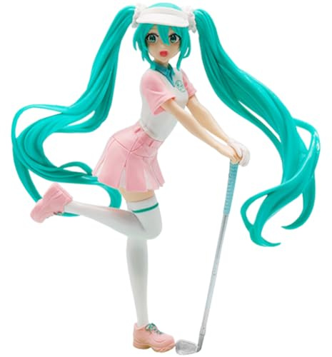 Miku statua statua modello anime kani ragazza scultura costume da bagno e palla da gioco posizione in piedi 10 cm PVC oggetti da collezione ufficio decorazione regalo per i fan