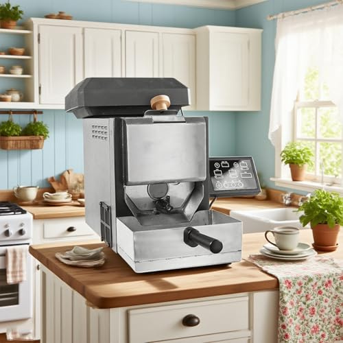 aromaoveite Home Coffee Roaster | Coffee Bean Roaster, Compact Body Design, Innovative Agitator Design, Patented Drum Structure, Suitable For Home Kitchens, Tea Rooms, Studios, Coffee Classrooms.
