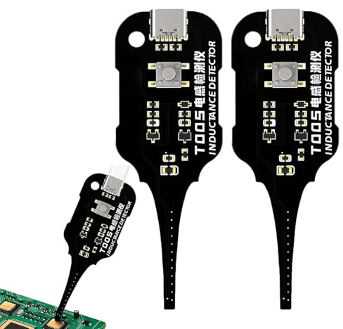 Probador De Inductores Para Placas De Circuito, 2 Piezas Probador De Bobina De Placa Base, Herramienta De Detección Rápida De Fallas De Inducción Electromagnética, Para Altavoz De PC De Placa Base