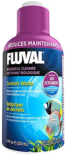 Fluval ekologisk akvarierengöring, kontrollerar avfall, minskar underhållsinsatsen av grus och filter, lämplig för söt- och havsvattenakvarier, 250 ml, 20 stycken (1-pack)