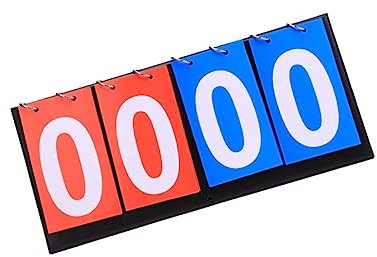 BESPORTBLE Aleta De Puntuación Portátil Puntaje Multideportivo Anotador Portátil De Sobremesa Tablero De Puntuación Pala De Tenis De Mesa Anotador Deportivo Deportes Marcador
