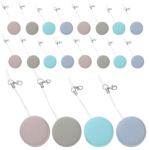 FIXOSHEE 20 Pièces Lot de 20 Chiffons de Nettoyage Macaron Multi-Usages pour Écran de Téléphone et Lentilles en Verre, Microfibre Douce, Couleurs Assorties, Outil Portable Bureau et Voyage