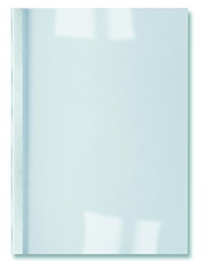 GBC IB370106 Thermobindemappe Thermabind Standard, Klarsichtfolie/Karton, 25 mm, 50 Stück, weiß