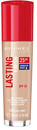 Old Product & Packaging - Rimmel Lasting Finish 25 Hour Foundation True Ivory
