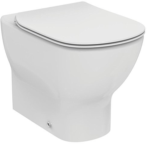Ideal Standard serie Tesi New T3531 Vaso a terra con sedile slim chiusura rallentata bianco