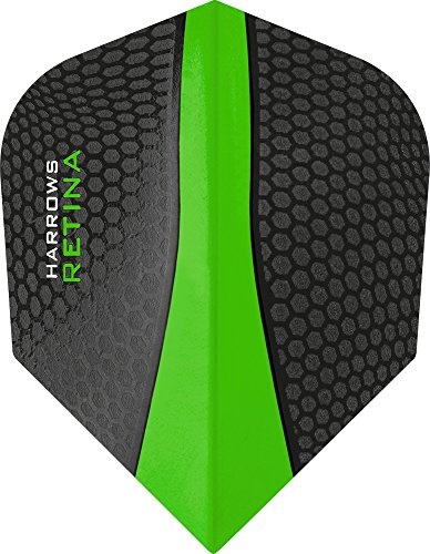 Harrows Retina Dart-Flights, Standard, Grün, 5 Sets