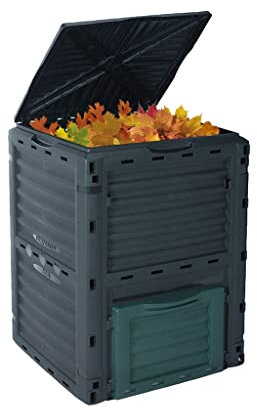 TRTO 300L Green Color Garden Compost Bin Composter Eco Friendly Soil Rubbish Recycle Waste Large Easy To Use