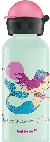 Sigg - Alu Trinkflasche Kinder - KBT - Made in Switzerland - Auslaufsicher & Bruchsicher - Federleicht - BPA-frei - Sport & Schule - 0.4 L