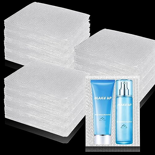 200Pcs Bubble Pouches Wrap, 6x8 Clear Bubble Out Bags for Packing