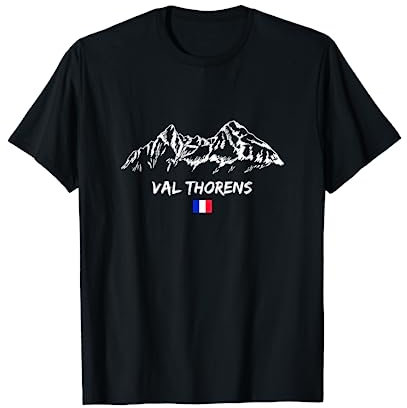 Val-Thorens Alpen Bergpanorama Skiurlaub Apres-Ski T-Shirt