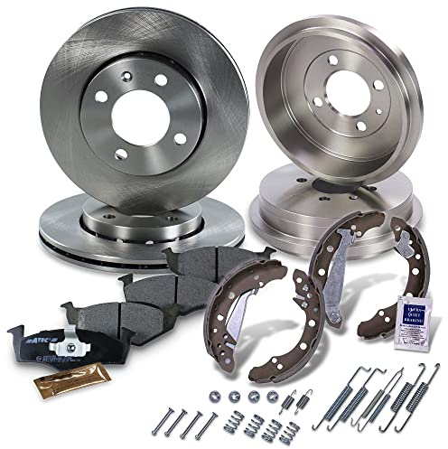ATEC Germany Bremsenset Vorderachse inkl. Bremsscheiben Ø 239 mm Belüftet + | Kompatibel mit: SEAT AROSA, VW LUPO I, POLO, POLO III, POLO Van Kasten/Schrägheck