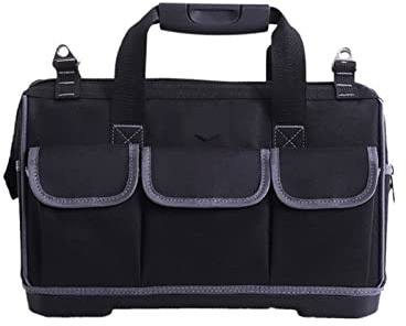 MyrRhe Large Capacity Tool Bag: The Ultimate Hardware Organizer for Men - Crossbody, Handbag, and Backpack Design for Travel. Perfect Toolkit for Electricians, Carpenters, and Spanner Enthusiasts!