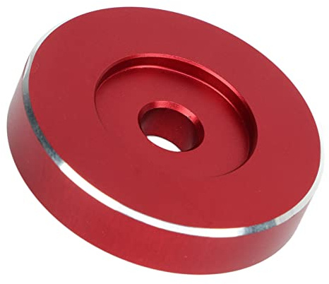 Vinyladapter RecordVinyl Record Player Adapter Skivbordsadapter, Skivadapter Aluminium Skivspelare Skivspelare Adapter RPM Grammofon Tillbehör RPM AdapterStudio Inspelning (Röd)
