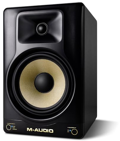 M-AUDIO Forty Eighty - Enceinte de Monitoring 8 de Studio pour Produire et Mixer avec Transition DSP, Égaliseur, Appli de Contrôle et Bluetooth, 150W