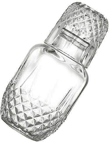 MAGICLULU Diamond Cocktail Glass for Bar Drinking Featuring Carved Patterns Suitable for Wine Glasses and Creative Cocktails Glass Bottle for Home Bar Party Use