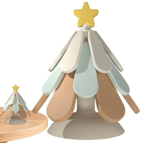 Weihnachtsbaummatte, Silikon-Untersetzer für die Küche, Silikon-Untersetzer für den Arbeitsbereich, Silikon-Untersetzer für Restaurants, Kaffeetisch-Untersetzer, Faltbare Silikonmatte, Weihnachts-