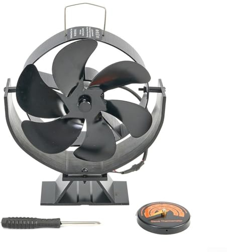 Distribue efficacement l'air chaud avec ce ventilateur de cheminée écologique activé par la chaleur