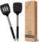 Espátulas de Silicona para Cocina, Juego de 2 Lengua Antiadherente Antirrayas, Resistente al Calor 220°C, Utensilios para Cocinar Hornear Mezclar, Para servir, freír y mezclar en la cocina(35 cm)