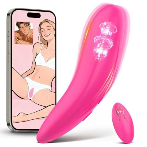 Wearable Panty Vibrator for Women Orgasm - APP Remote Control Couple Vibrator, Adult Sex Toys Clitoral Massager with 9 Vibrating Modes, Clit Vagina Stimulator Couples Sex Toys