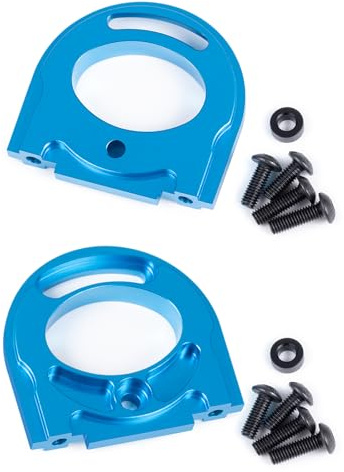 WEFEINO 2Pcs Aluminum Adjustable Motor Mount Heat Sink Upgrade Parts for 1/10 Tamiya TT02 TT02B RC On Road Touring Car