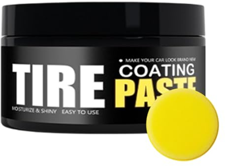 Générique Lucidatura del Pneumatico per Auto - Ruote in pasta per medicazione | Crema per la Cura dei pneumatici resistenti ai graffi impermeabile per Trattore Camion Moto Automobile